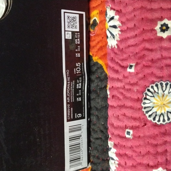 NWT Jordon Georgetown Retro 6 Size Mens 9 Women 10 5 - Picture 7 of 9